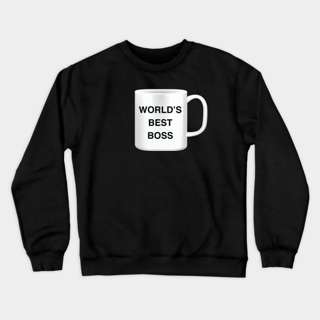 World's Best Boss Inception Crewneck Sweatshirt by WMKDesign